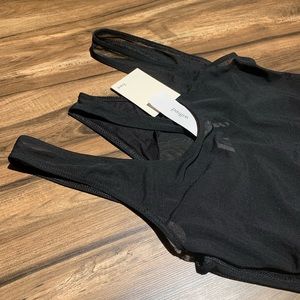 Aritzia (Wilfred Fred) Leila Mesh Thong Bodysuit